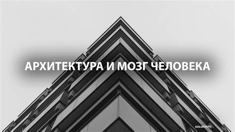 Влияние архитектуры и дизайна на человека