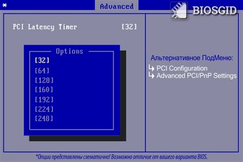 Влияние выбора значения параметра Pci latency timer на стабильность и плавность геймплея