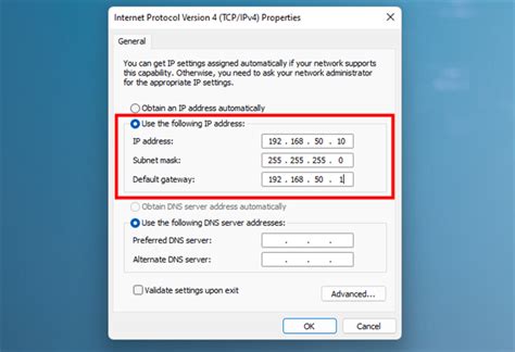 Возможные решения, если требуется изменить IP адрес