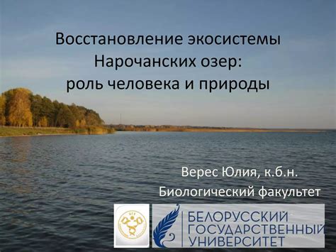 Восстановление экосистемы
