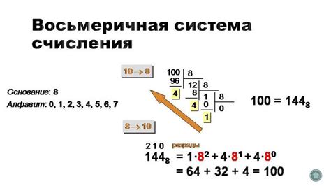 Восьмеричная система счисления и двоичная система счисления