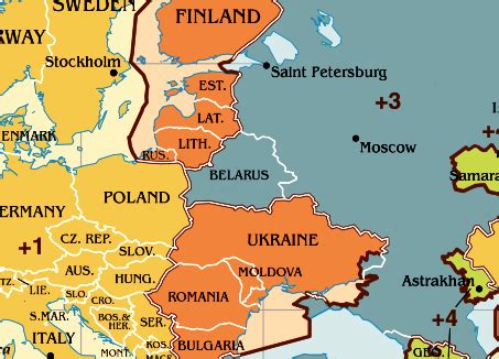 Временные пояса в других городах Беларуси