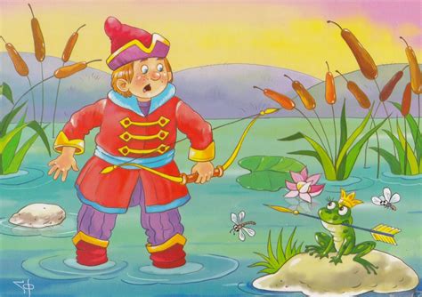 Встреча Ивана с магической лягушкой