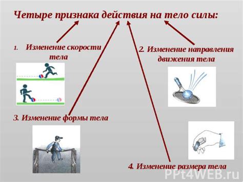 Изменение направления движения и изменение скорости
