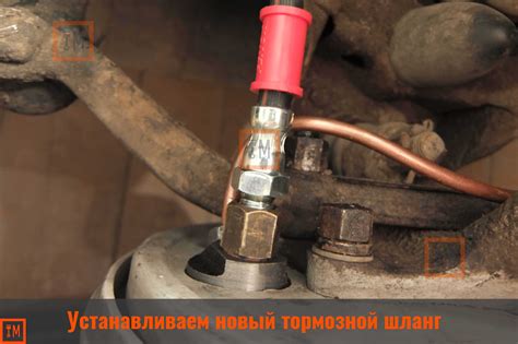 Износ или повреждение тормозных шлангов
