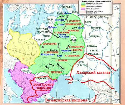 Имена племенных союзов в летописи Нестора