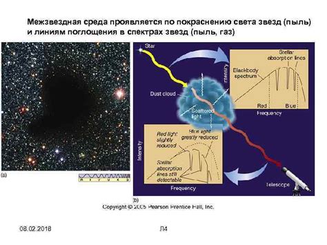 Космическое расстояние и межзвездная пыль