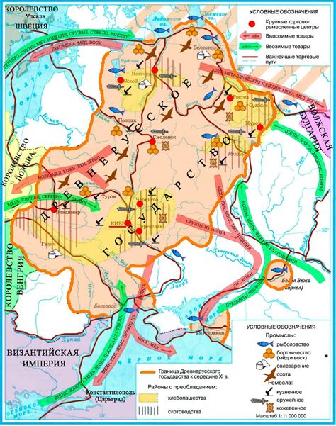 Крупнейшие торговые пути Киевской Руси