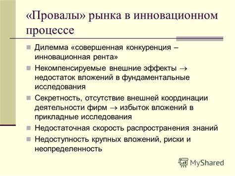 Недостаток перспективности вложений