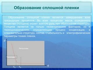 Образование окисленных пленок
