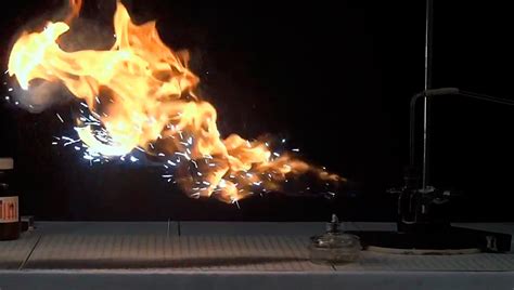 Образование углекислого газа в процессе горения свечи