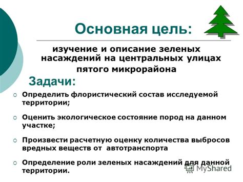 Описание исследуемой территории