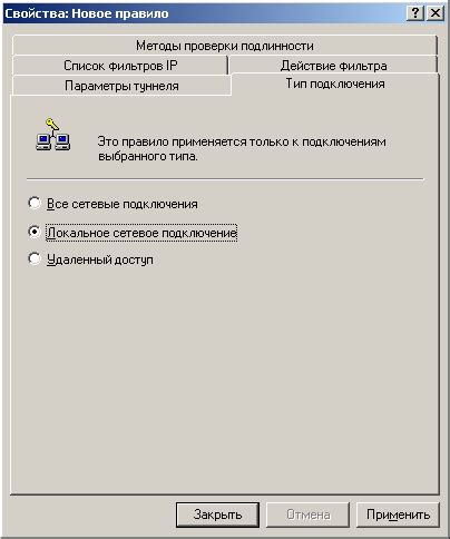 Определение динамического типа подключения