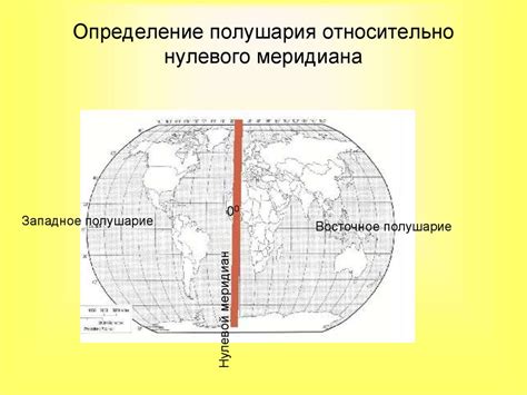 Определение нулевого меридиана