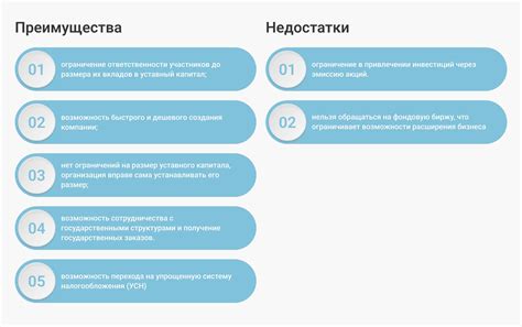Основные принципы и преимущества ООО