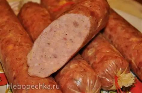 Основные причины разваливания домашней колбасы