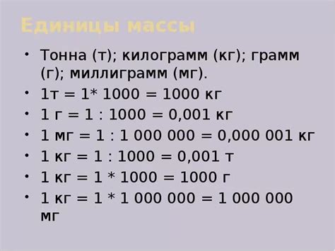 Перевод миллиграмм в миллилитры