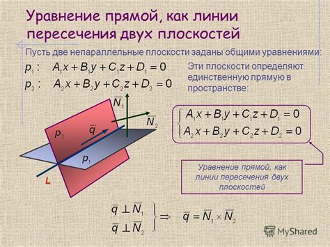 Перечисление примеров плоскостей, проходящих через прямую и точку: