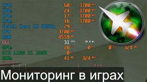 Показатели производительности в игре