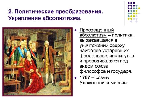 Политические причины абсолютизма