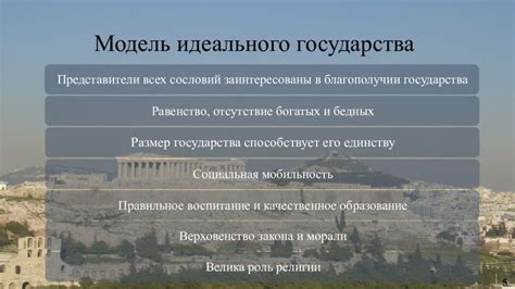 Понятие идеального государства