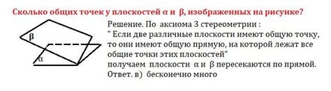 Примеры решения задачи о подсчете общих точек плоскостей