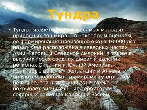 Природная реальность и формирование