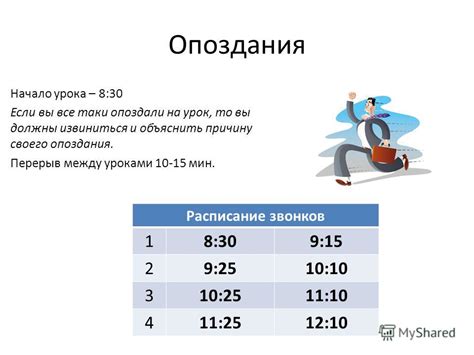 Причины опоздания сороконожек на урок