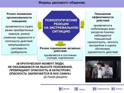 Психологические аспекты и требования