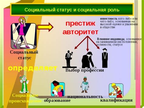 Различия в социальном статусе и образовании