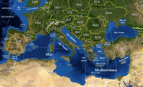 Средиземное море: ключевой элемент географической обстановки